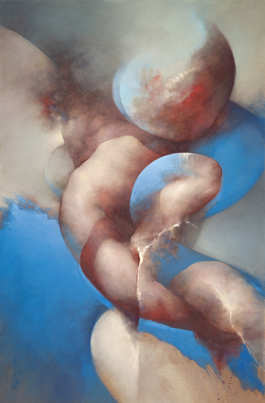 David Mellen oil painting entitled Ghosts of Myself 1